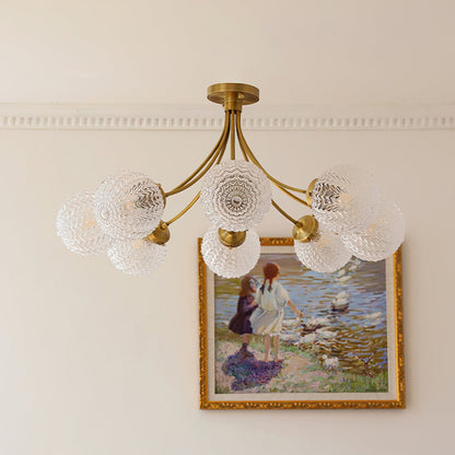 GlassLuxe - Taklampe med retro glassform og intim belysning