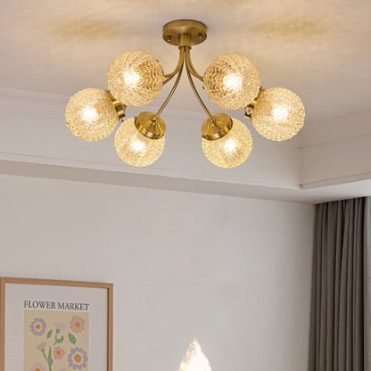 GlassLuxe - Taklampe med retro glassform og intim belysning