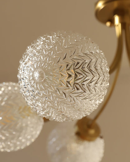 GlassLuxe - Taklampe med retro glassform og intim belysning