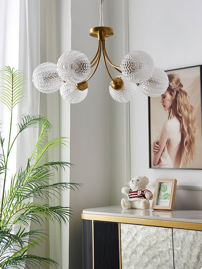 GlassLuxe - Taklampe med retro glassform og intim belysning