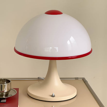 Luxe Mushroom - Bordlampe med elegant fod og blød lysdiffusion