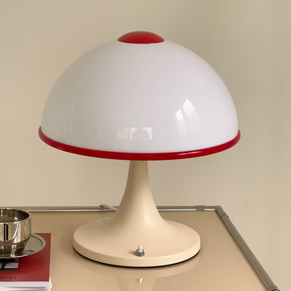 Luxe Mushroom - Bordlampe med elegant fod og blød lysdiffusion