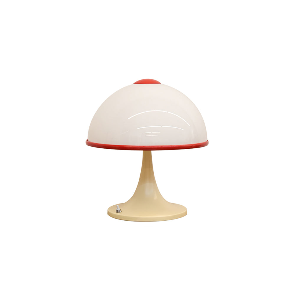 Luxe Mushroom - Bordlampe med elegant fod og blød lysdiffusion