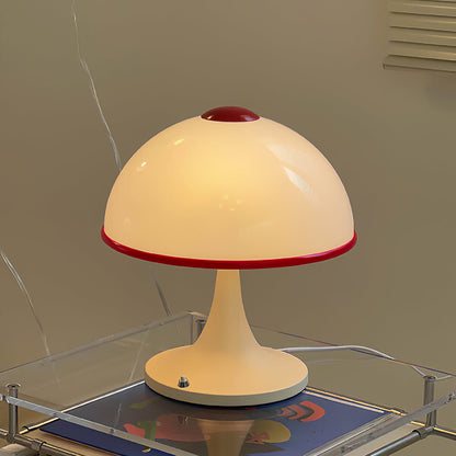 Luxe Mushroom - Bordlampe med elegant fod og blød lysdiffusion