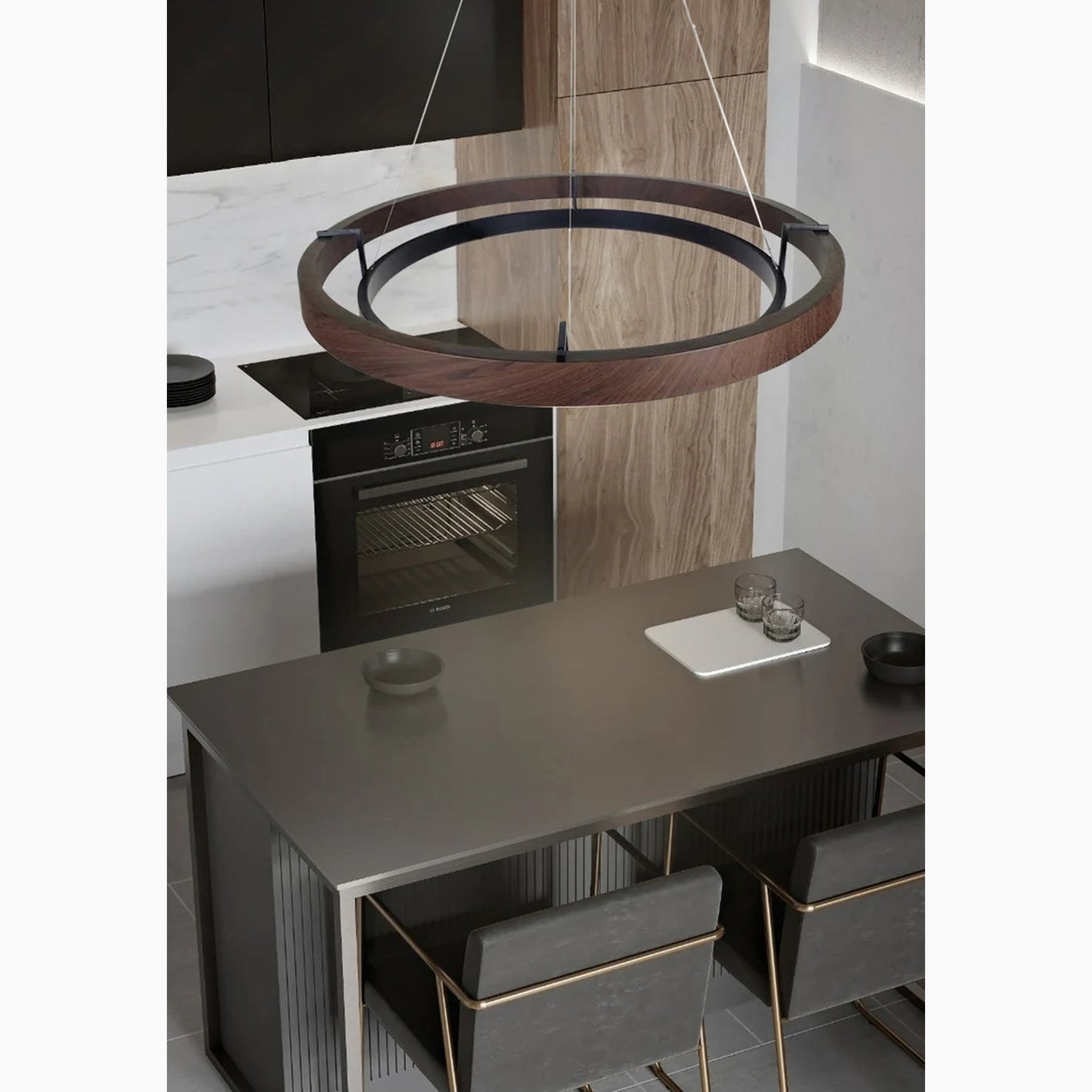 ModernGlow - Stilvolle Aluminium-Designlampe