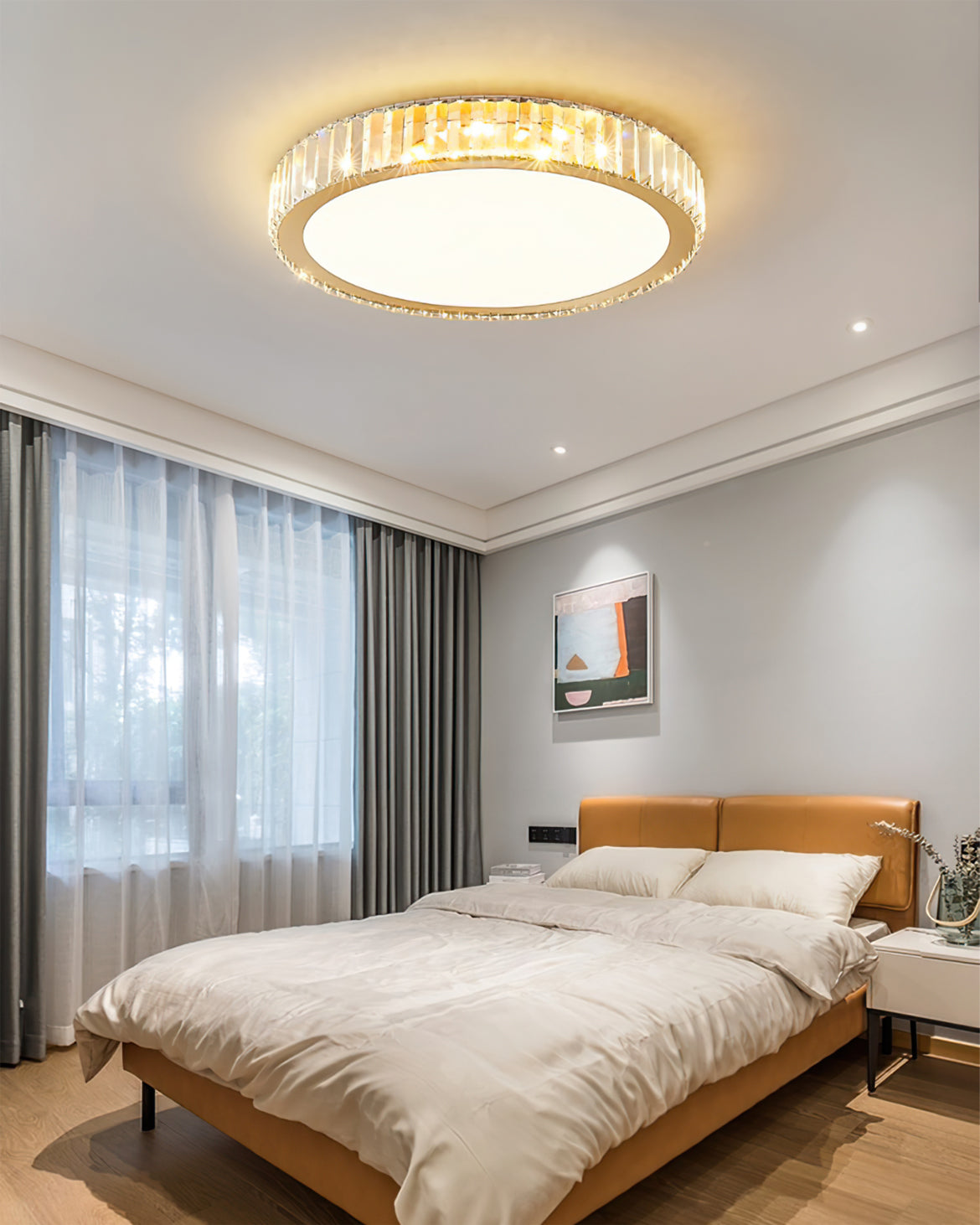 Round Crystal Beam - Crystal Lighting