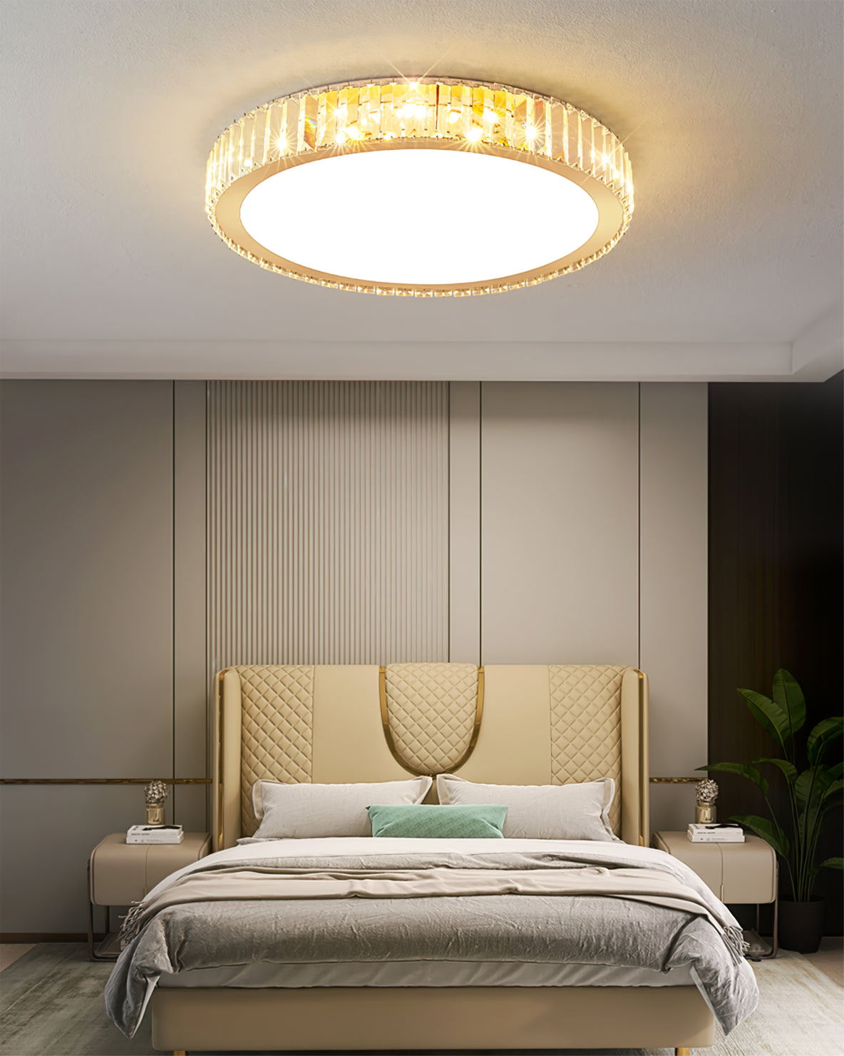 Round Crystal Beam - Crystal Lighting