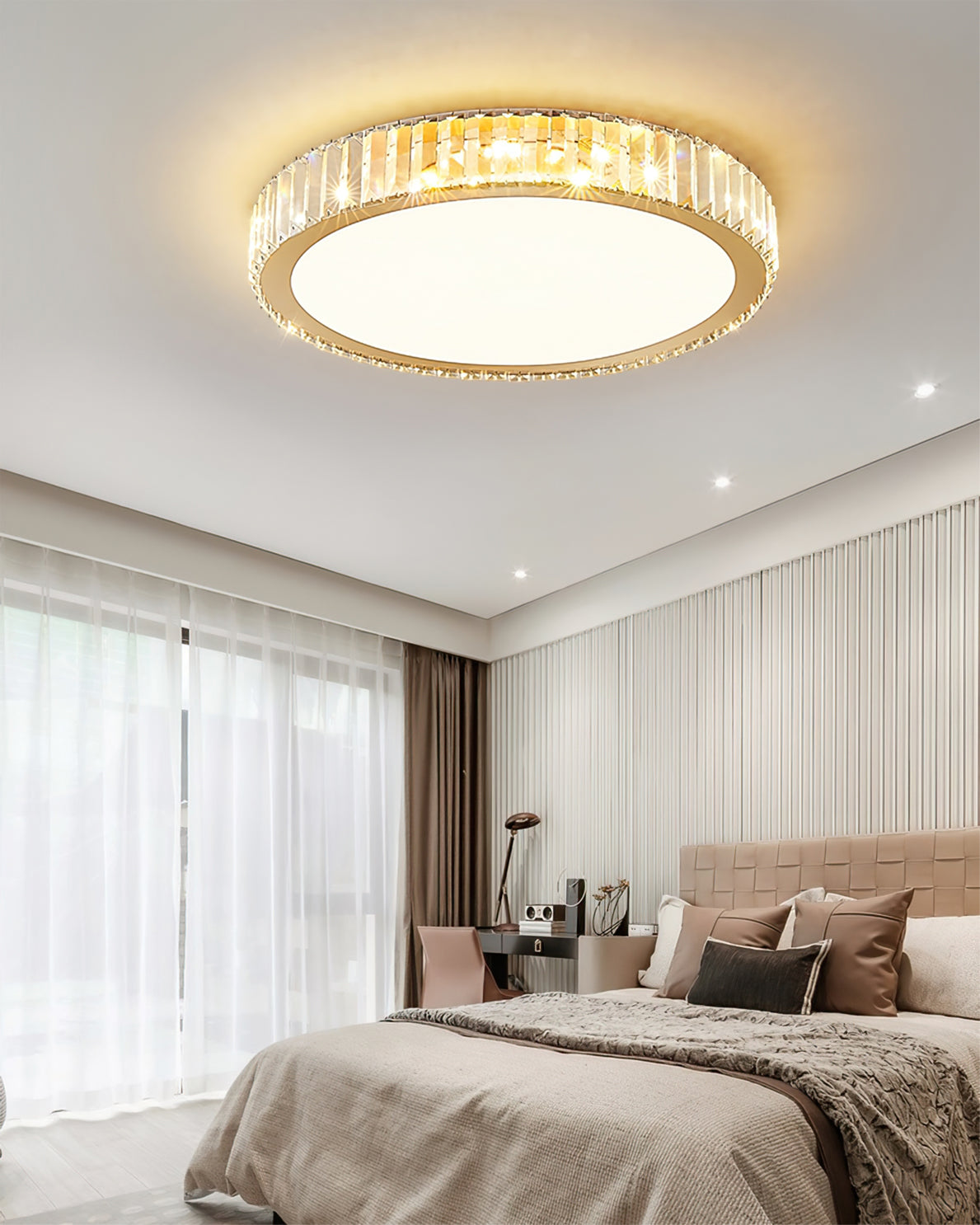 Round Crystal Beam - Crystal Lighting