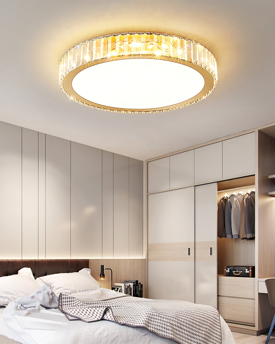 Round Crystal Beam - Crystal Lighting