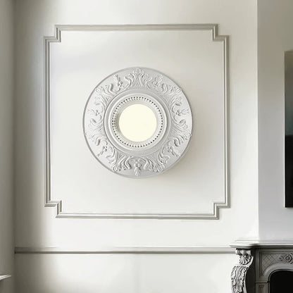 LumiParis - Round White Retro Living Room Lamp