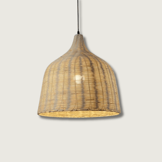 RattanLite - Rattan-Hängeleuchte für die Küche