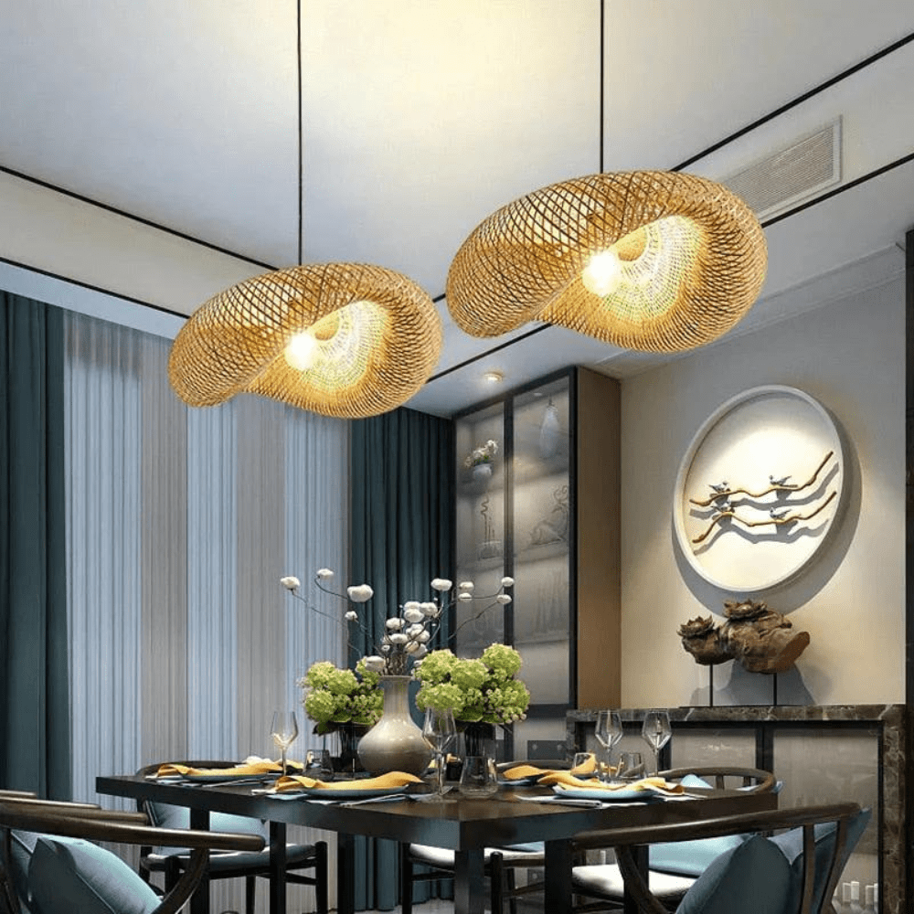BohoRay - Bamboo Pendant Light for a Natural Atmosphere