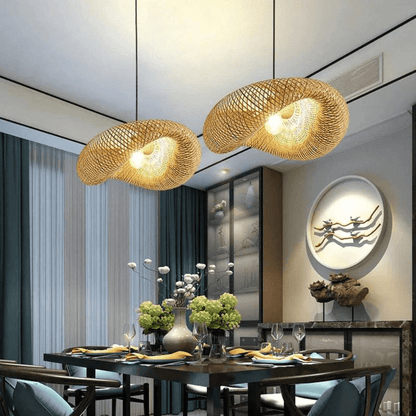 BohoRay - Bamboo Pendant Light for a Natural Atmosphere