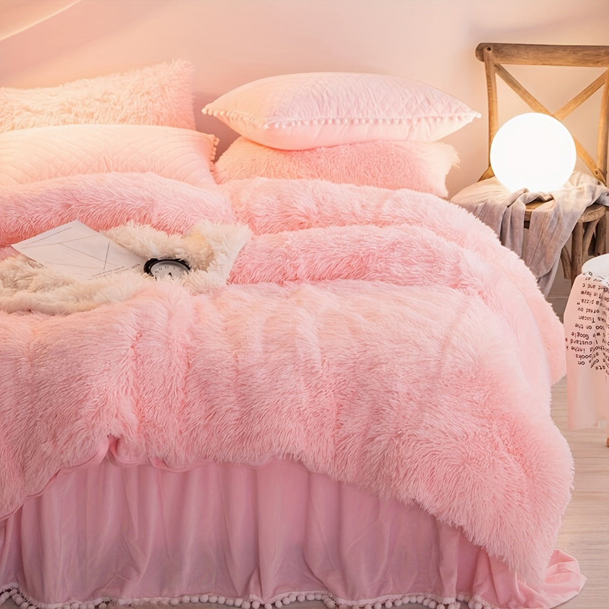 LushNest - Luxe Velvet Duvet Cover Set with Pillowcases