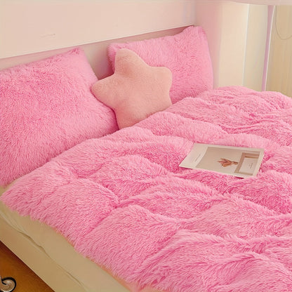 LushNest - Luxe Velvet Duvet Cover Set with Pillowcases