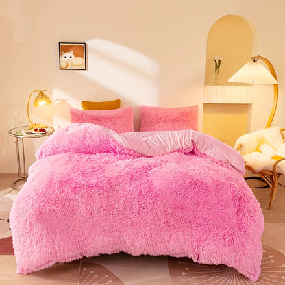 LushNest - Luxe Velvet Duvet Cover Set with Pillowcases
