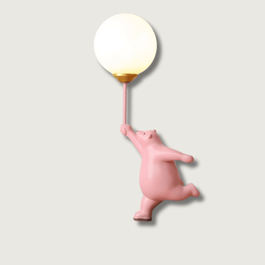 BeerLuxe - Lampe de table avec ours mignon et éclairage intime