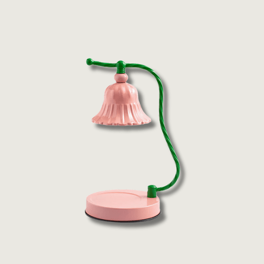 PetalLuxe – Elegant Table Lamp with Pink Flower Design