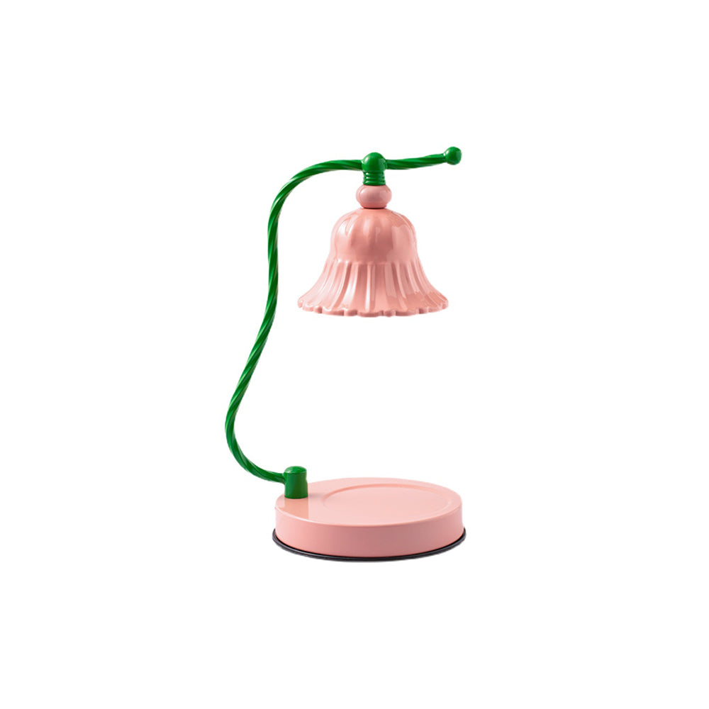 PetalLuxe – Elegant Table Lamp with Pink Flower Design