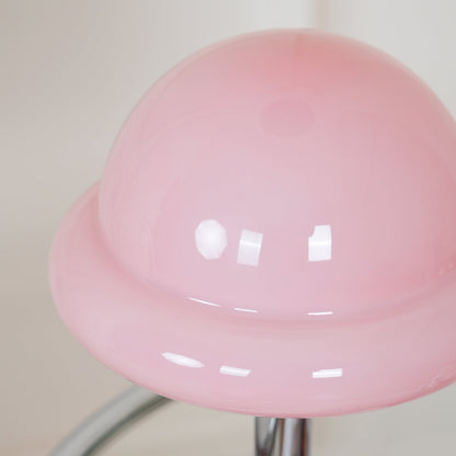 GalaxieGlow - Lampe de table avec finition métallique et thème spatial