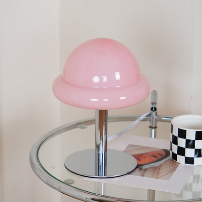 GalaxieGlow - Lampe de table avec finition métallique et thème spatial