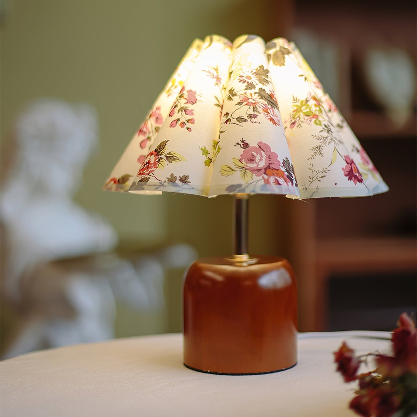 RosaCharme - Lampe de table au design nostalgique et éclairage chaleureux