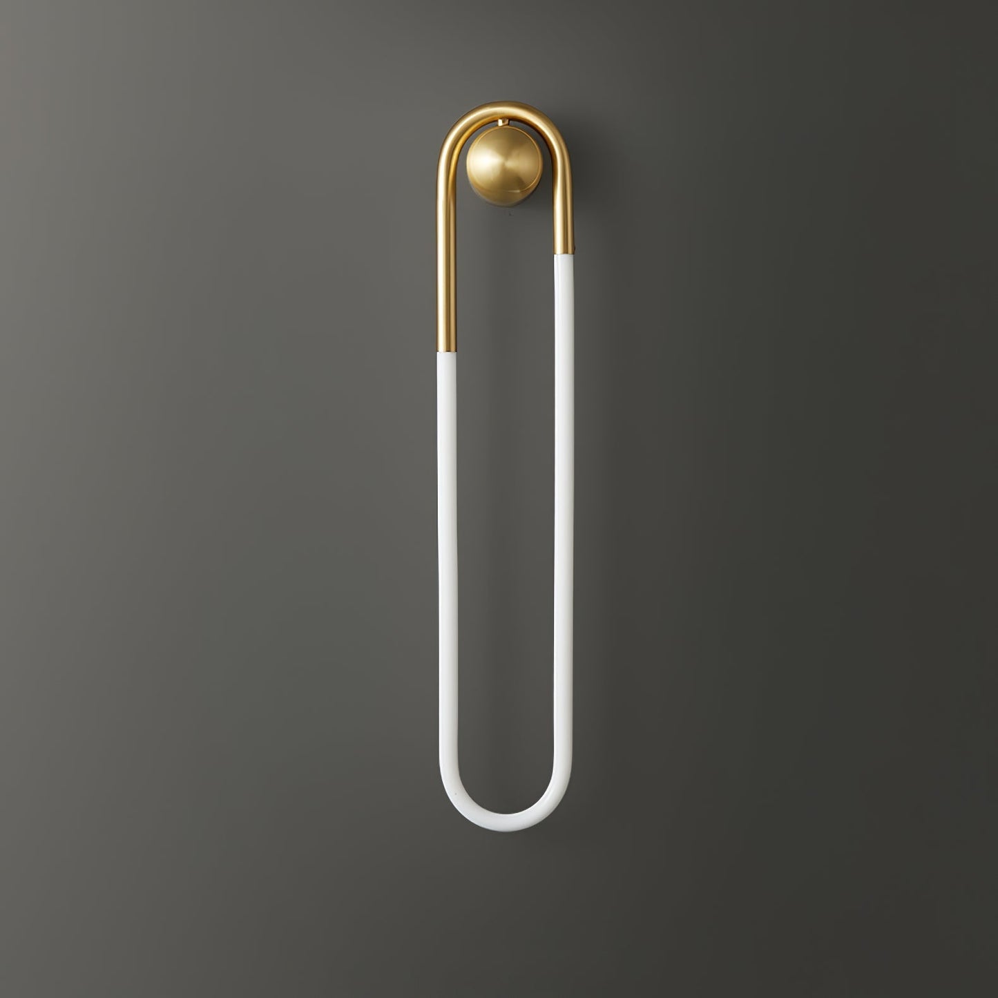 OvalGlow - Minimalistische Wandleuchte in Schwarz und Gold
