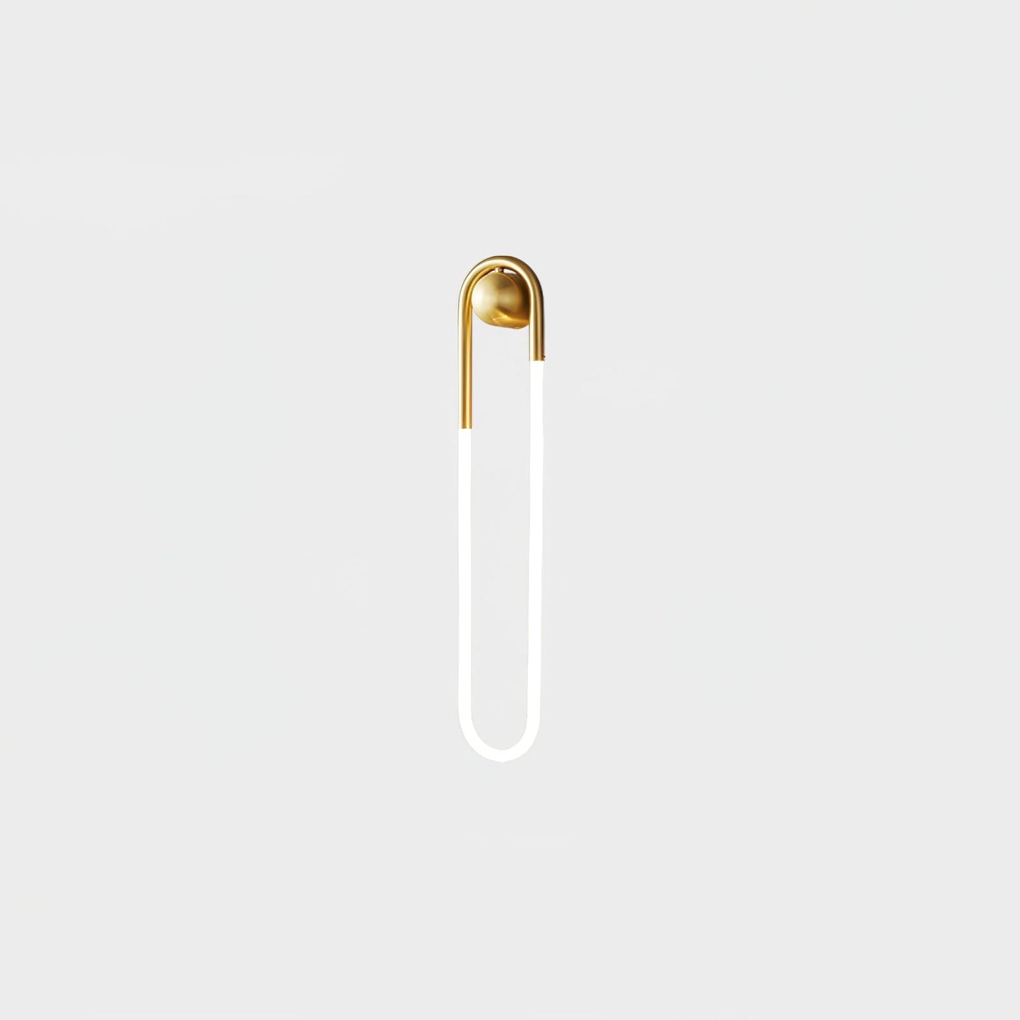 OvalGlow - Minimalistische Wandleuchte in Schwarz und Gold