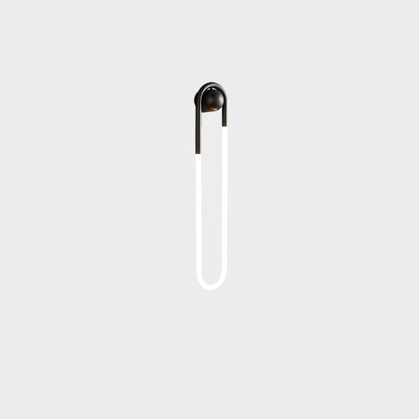 OvalGlow - Minimalistische Wandleuchte in Schwarz und Gold