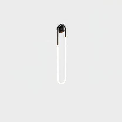 OvalGlow - Minimalistische Wandleuchte in Schwarz und Gold