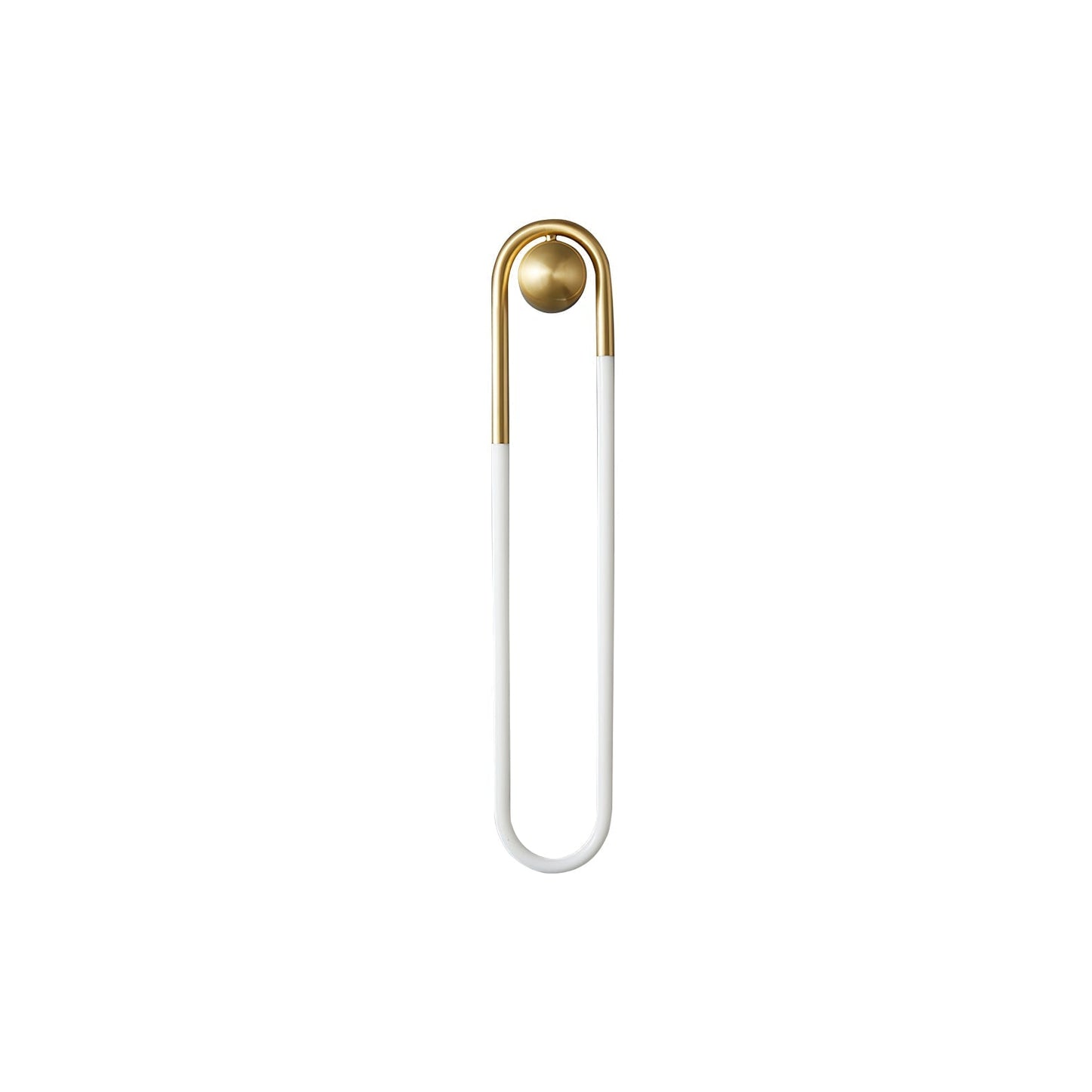 OvalGlow - Minimalistische Wandleuchte in Schwarz und Gold
