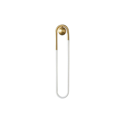 OvalGlow - Minimalistische Wandleuchte in Schwarz und Gold