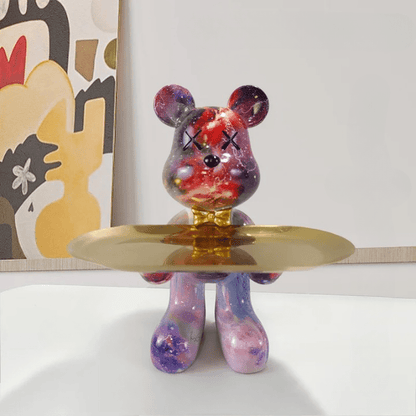 ArtBear - Bear Sculpture with Tray