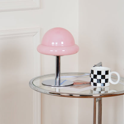 GalaxieGlow - Lampe de table avec finition métallique et thème spatial