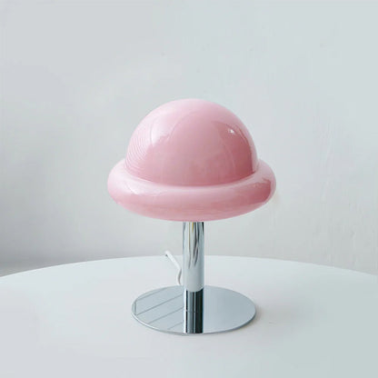 GalaxieGlow - Lampe de table avec finition métallique et thème spatial