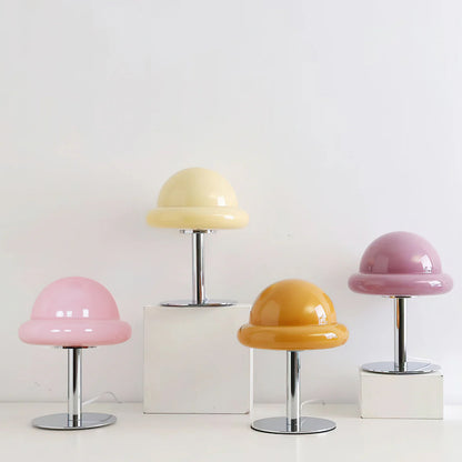 GalaxieGlow - Lampe de table avec finition métallique et thème spatial