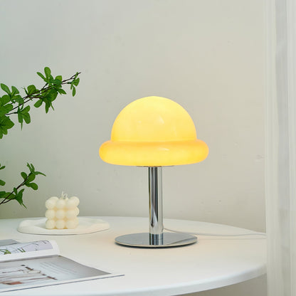GalaxieGlow - Lampe de table avec finition métallique et thème spatial