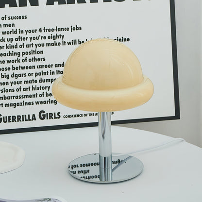 GalaxieGlow - Lampe de table avec finition métallique et thème spatial