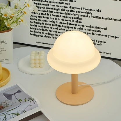 GalaxieGlow - Lampe de table avec finition métallique et thème spatial