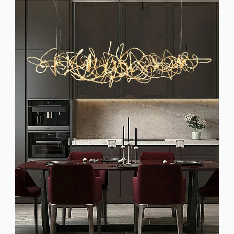 AuroraGlow - Gold Design Lamp