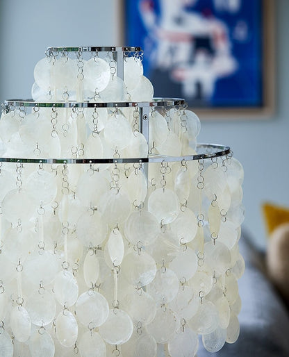 SeashellLuxe - Bordlampe med elegant skaldyrsdesign og hyggelig belysning