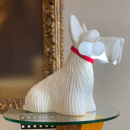 FidoGlow - Bedårende Scottie Hund Bordlampe