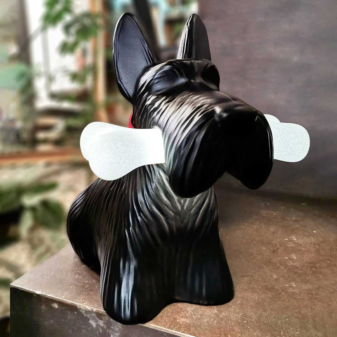 FidoGlow - Bedårende Scottie Hund Bordlampe