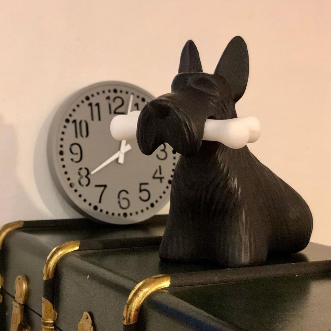 FidoGlow - Bedårende Scottie Hund Bordlampe
