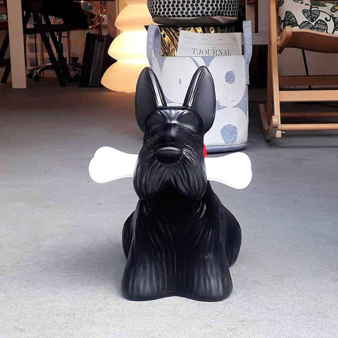 FidoGlow - Bedårende Scottie Hund Bordlampe