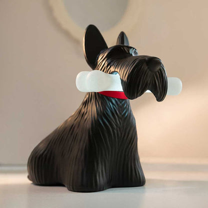 FidoGlow - Bedårende Scottie Hund Bordlampe