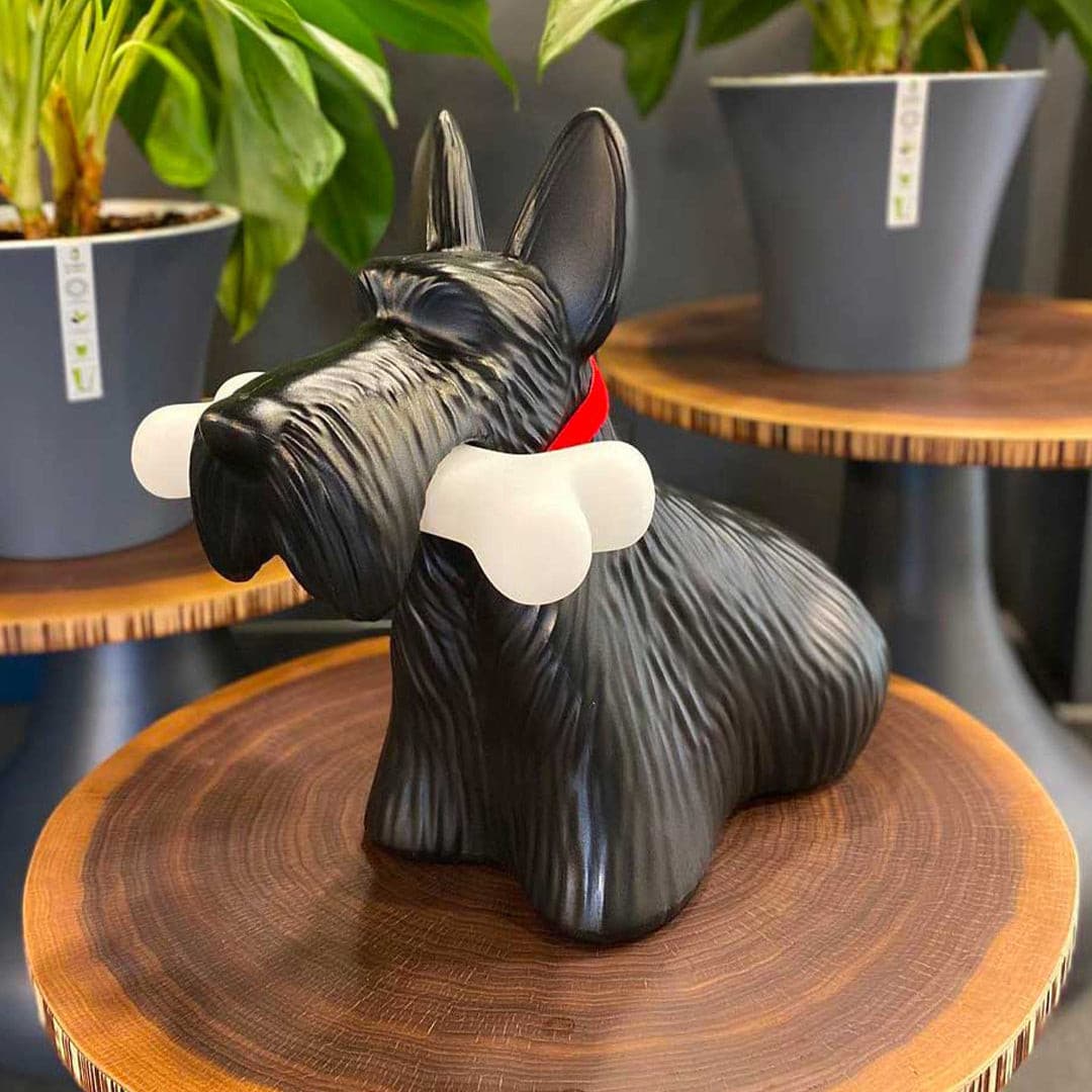 FidoGlow - Bedårende Scottie Hund Bordlampe