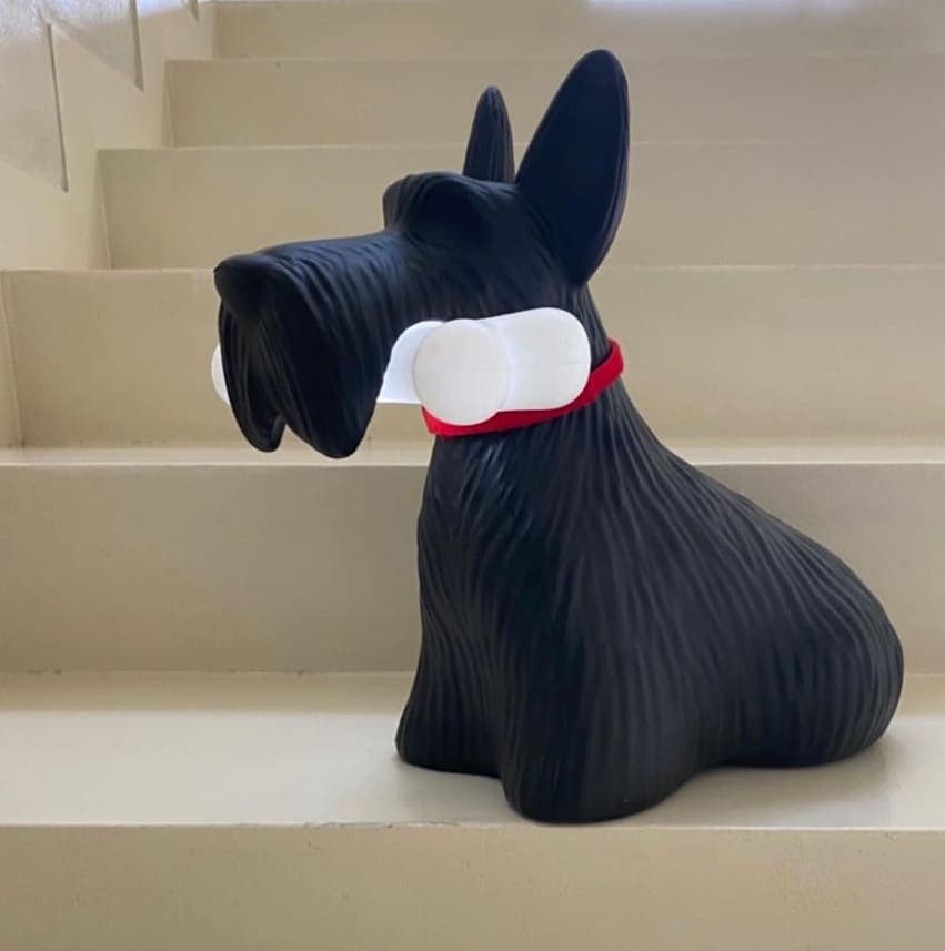 FidoGlow - Bedårende Scottie Hund Bordlampe