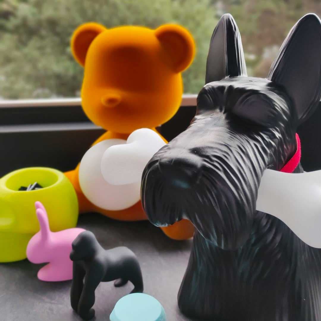 FidoGlow - Bedårende Scottie Hund Bordlampe