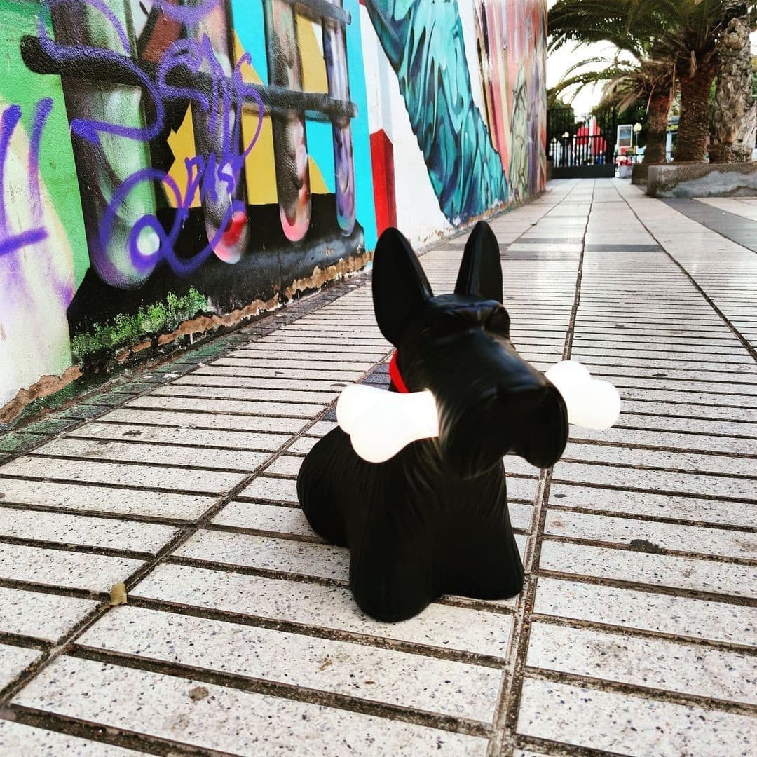 FidoGlow - Bedårende Scottie Hund Bordlampe